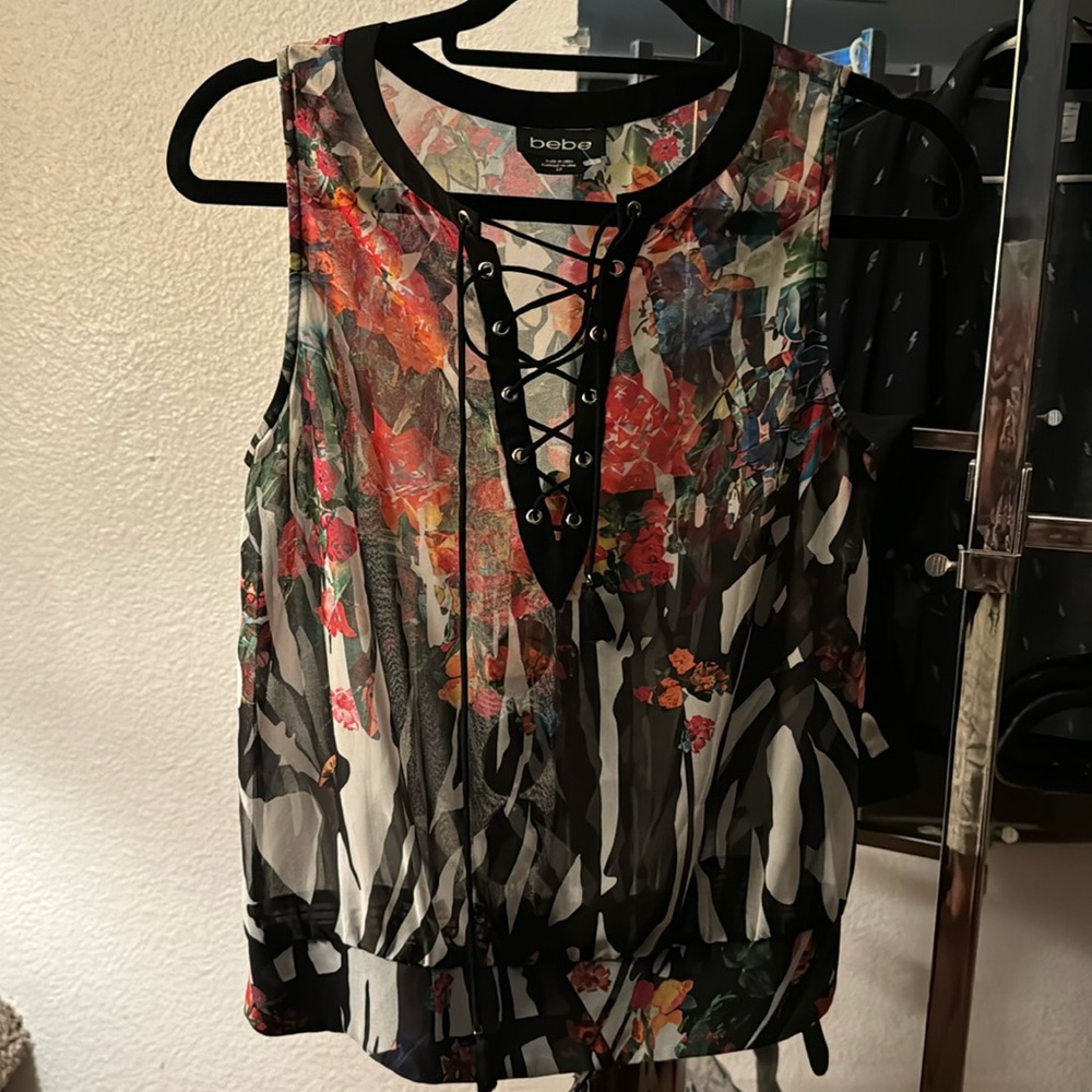 Vintage BeBe sheer top